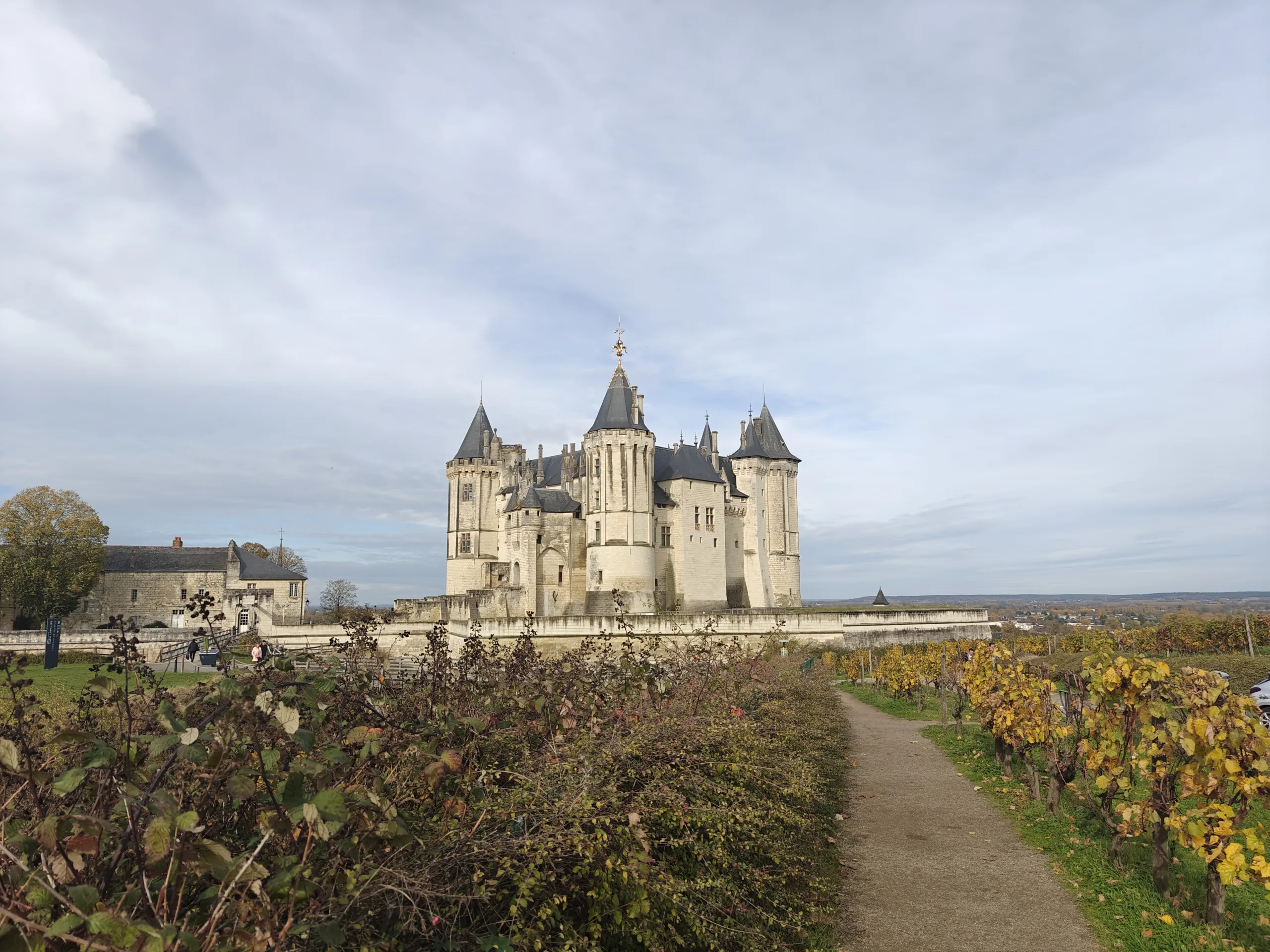 Château de Saumur : une bâtisse médiévale avec vue sur la vallée de la Loire
