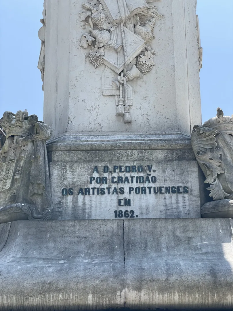 À D. PEDRO. POUR SA RECONNAISSANCE AUX ARTISTES DE PORTO EN 1862