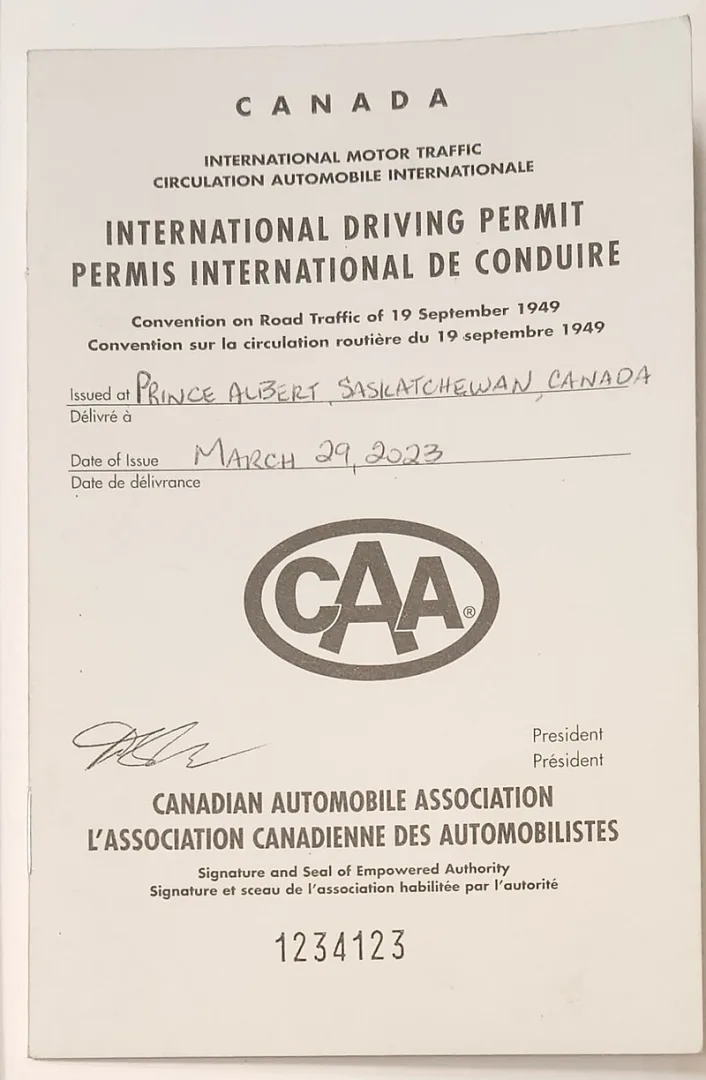 permis international